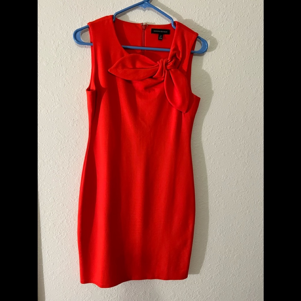 Banana republic tie knot sheath dress